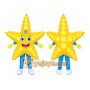 Yellow Starfish Mascot Costume