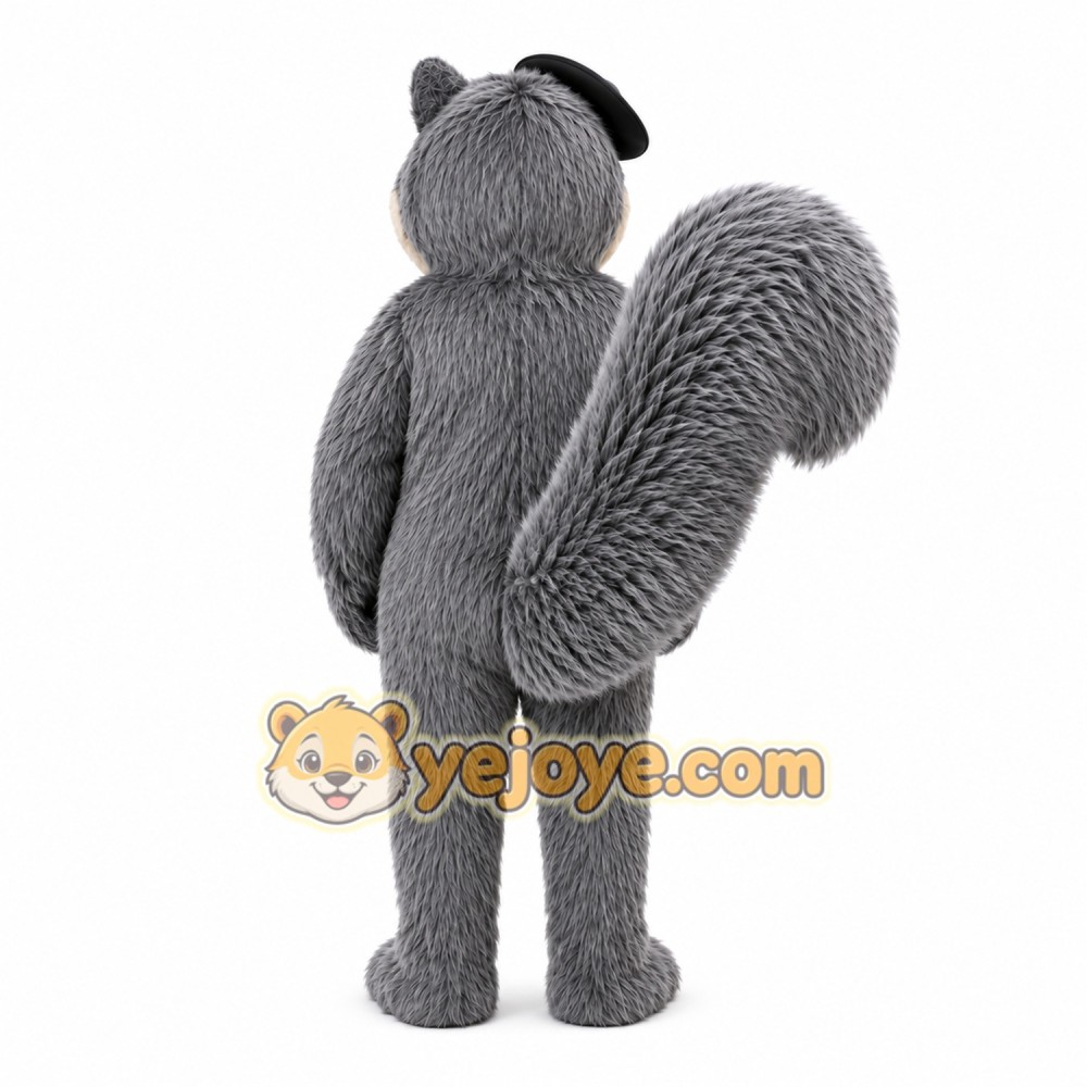 Gray Squirrel Mascot Costume Gray Squirrel Mascot Costume
