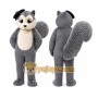 Gray Squirrel Mascot Costume