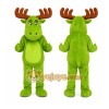 Green Moose Mascot Costume