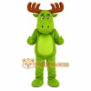 Green Moose Mascot Costume