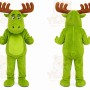Green Moose Mascot Costume