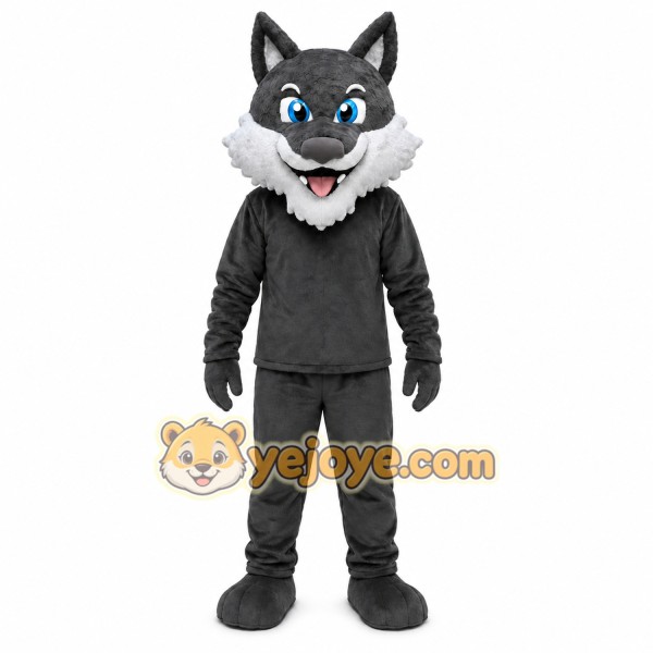 Gray Wolf Mascot Costume Gray Wolf Mascot Costume