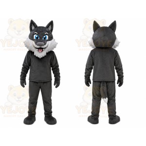 Gray Wolf Mascot Costume