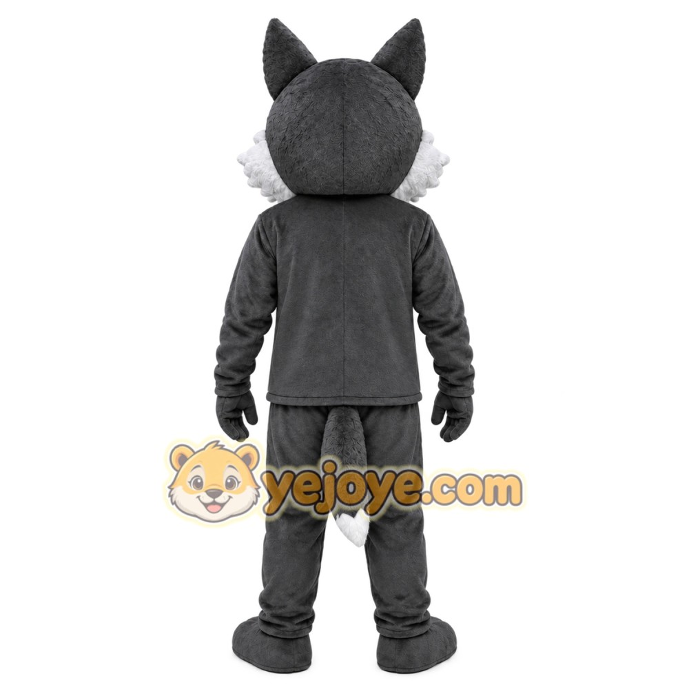 Gray Wolf Mascot Costume Gray Wolf Mascot Costume