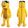 Yellow Dragon Mascot Costume