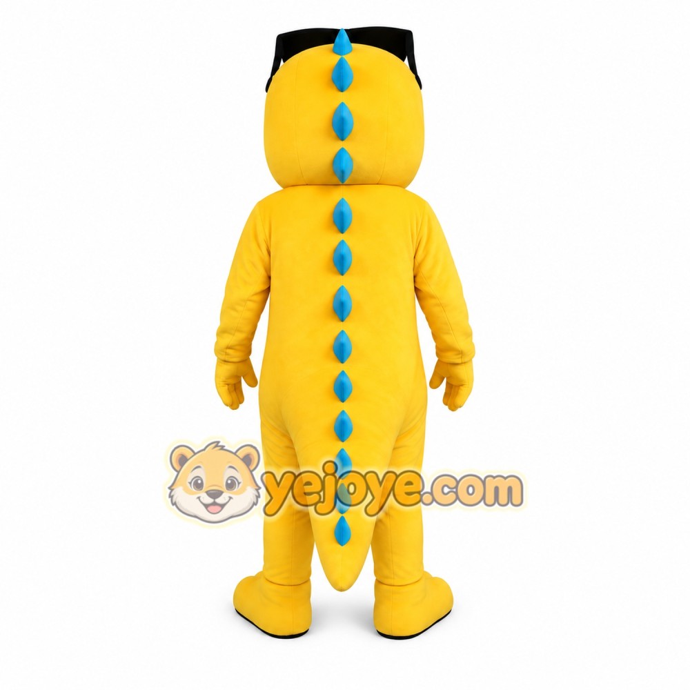 Yellow Dragon Mascot Costume