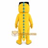 Yellow Dragon Mascot Costume