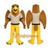 Eagle Tan Vest Mascot Costume