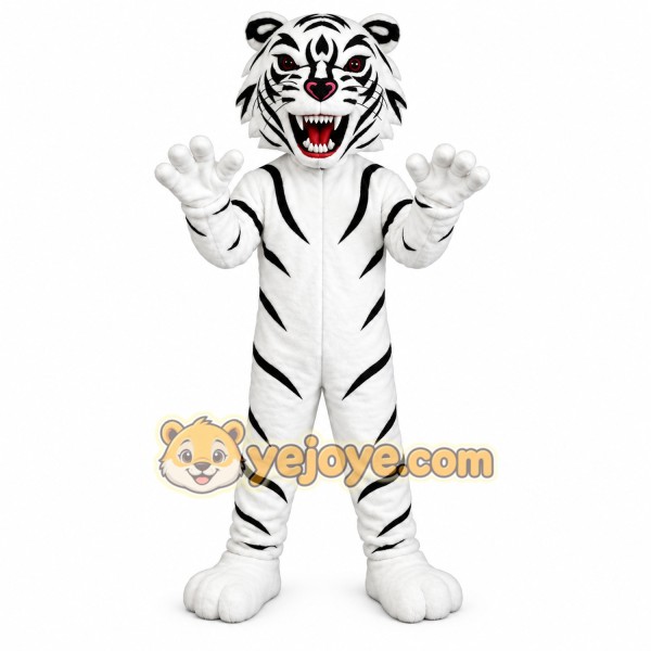 White Tiger Mascot Costume White Tiger Mascot Costume