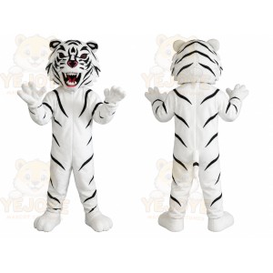 White Tiger Mascot Costume