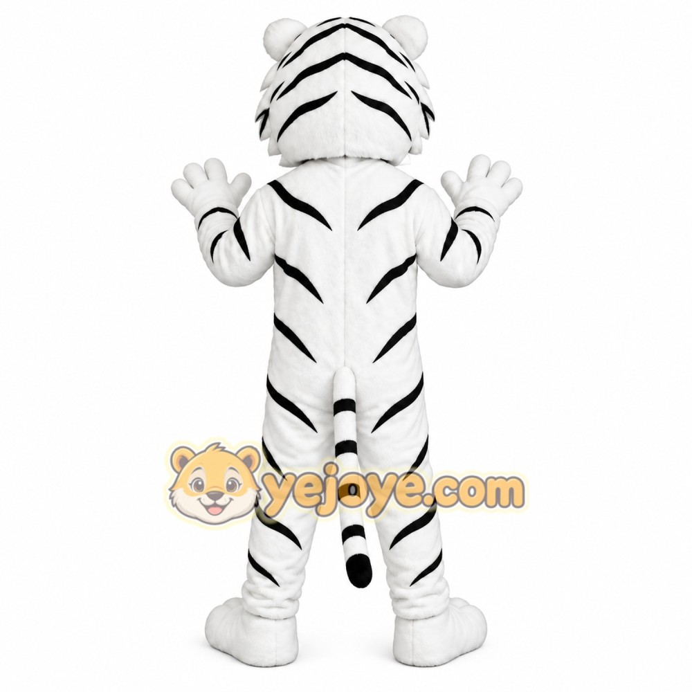 White Tiger Mascot Costume