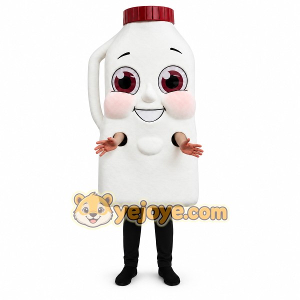 Milk Bottle Mascot Costume