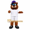 Bear White Outfit Mascot Costume