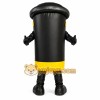 Black Trash Can Mascot Costume Black Trash Can Mascot Costume