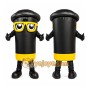 Black Trash Can Mascot Costume