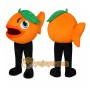 Orange Fish Mascot Costume