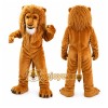 Tan Lion Mascot Costume