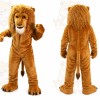 Tan Lion Mascot Costume