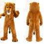 Tan Lion Mascot Costume