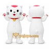 White Cat Mascot Costume White Cat Mascot Costume