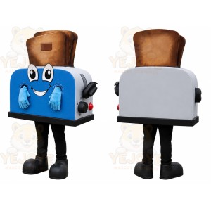 Blue Toaster Mascot Costume