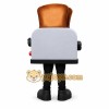 Blue Toaster Mascot Costume Blue Toaster Mascot Costume
