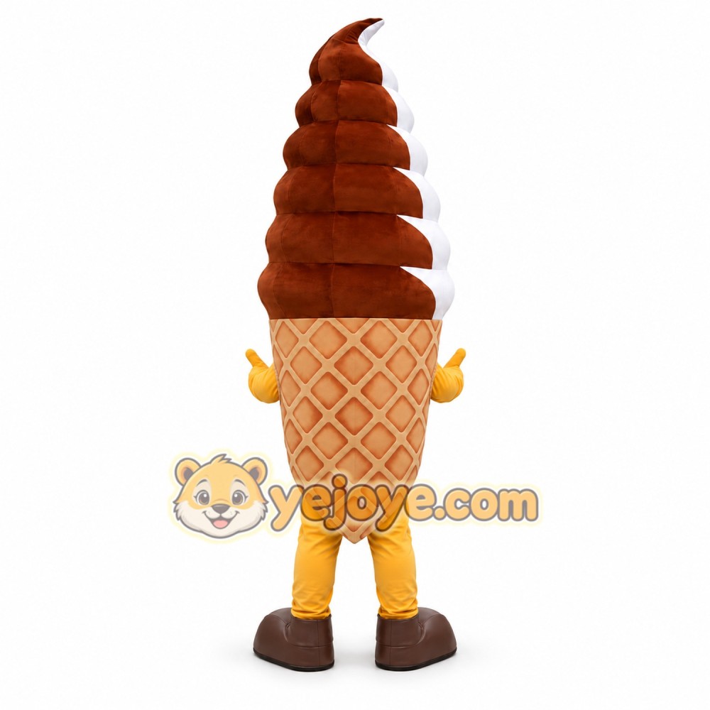 Ice Cream Cone Mascot Costume