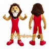 Lion Red Suit Mascot Costume Lion Red Suit Mascot Costume