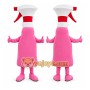 Pink Spray Bottle Mascot Costume