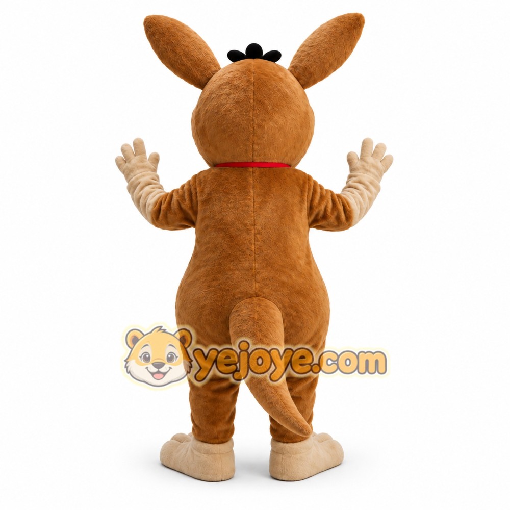Brown Kangaroo Mascot Costume Brown Kangaroo Mascot Costume