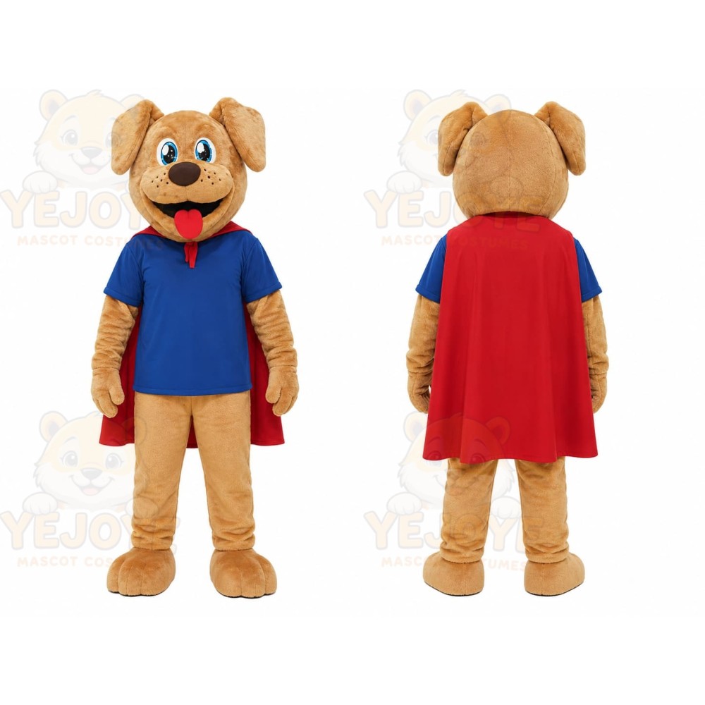 Dog Superhero Mascot Costume