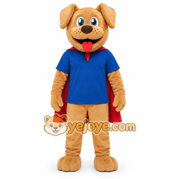 Dog Superhero Mascot Costume