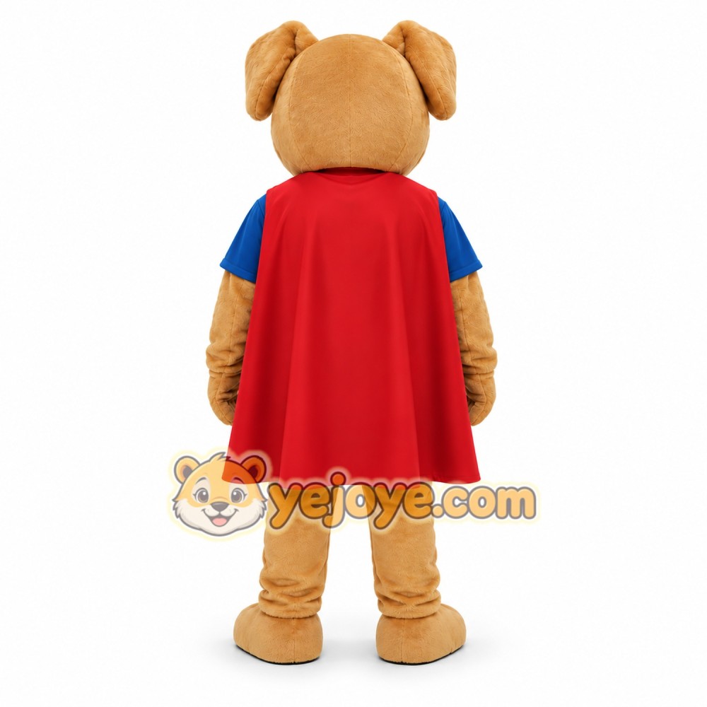 Dog Superhero Mascot Costume