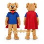 Dog Superhero Mascot Costume