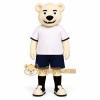 Polar Bear Shorts Mascot Costume Polar Bear Shorts Mascot Costume