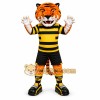 Orange Tiger Stripe Mascot Costume Orange Tiger Stripe Mascot Costume