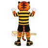 Orange Tiger Stripe Mascot Costume Orange Tiger Stripe Mascot Costume