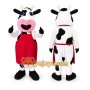 Red Dress Cow Mascot Costume