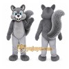 Gray Squirrel Mascot Costume