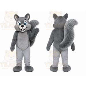 Gray Squirrel Mascot Costume