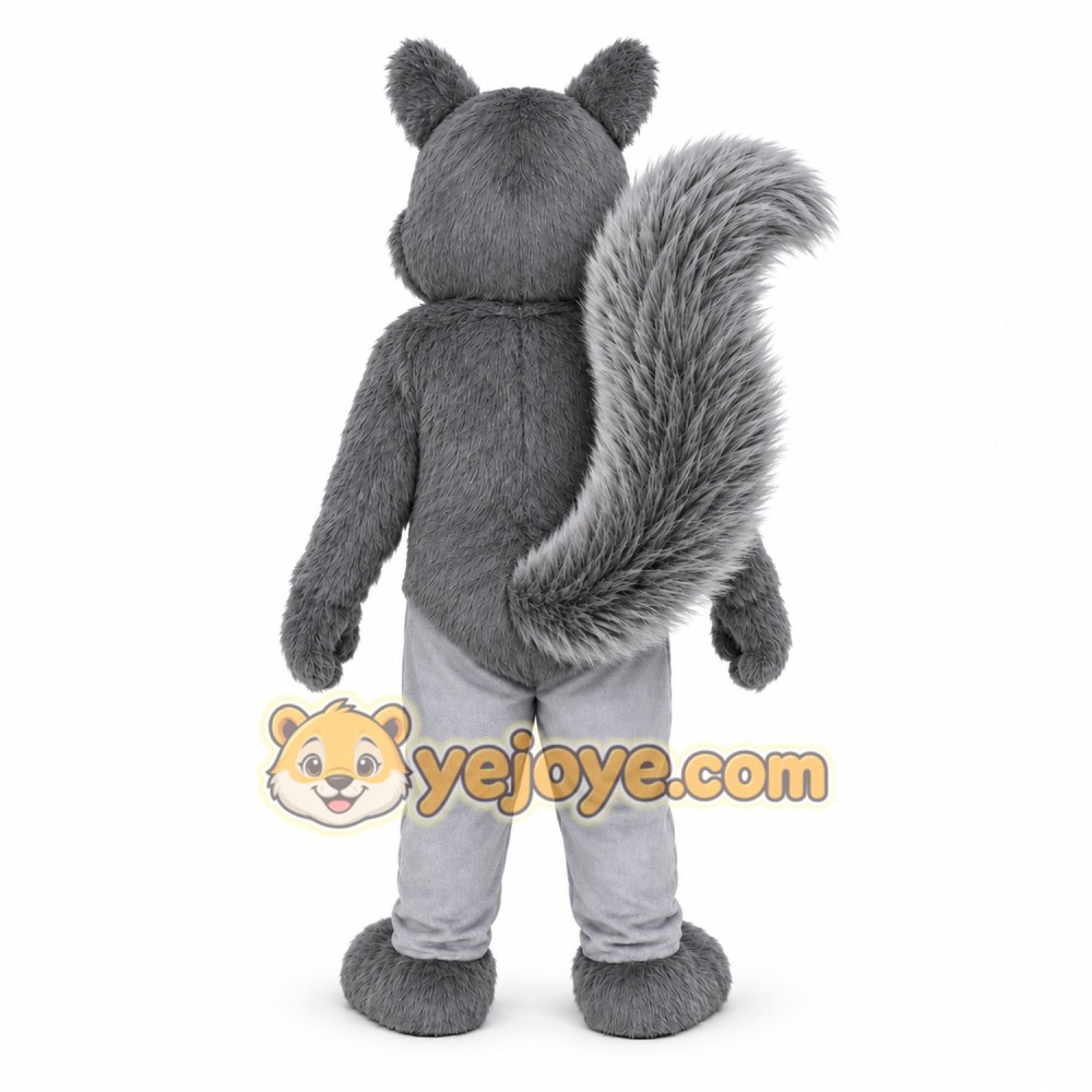 Gray Squirrel Mascot Costume Gray Squirrel Mascot Costume