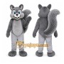 Gray Squirrel Mascot Costume
