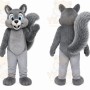 Gray Squirrel Mascot Costume