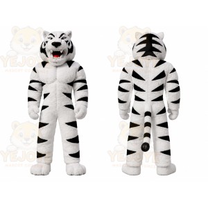 White Tiger Mascot Costume