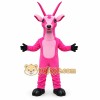 Pink Antelope Mascot Costume
