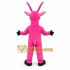 Pink Antelope Mascot Costume