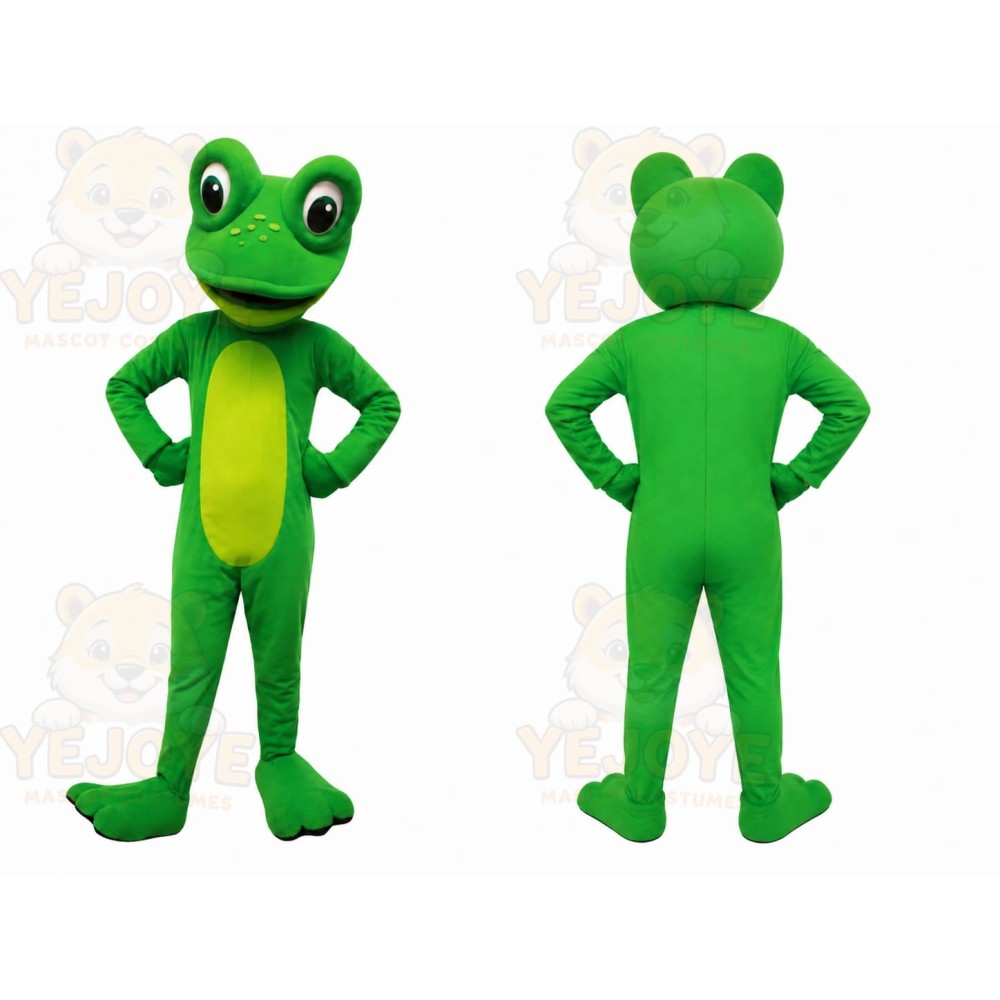 Green Frog Mascot Costume