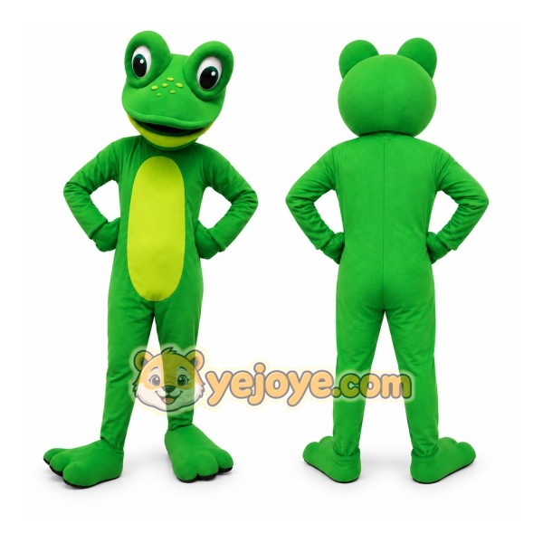 Green Frog Mascot Costume