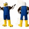 Eagle Blue Jersey Mascot Costume